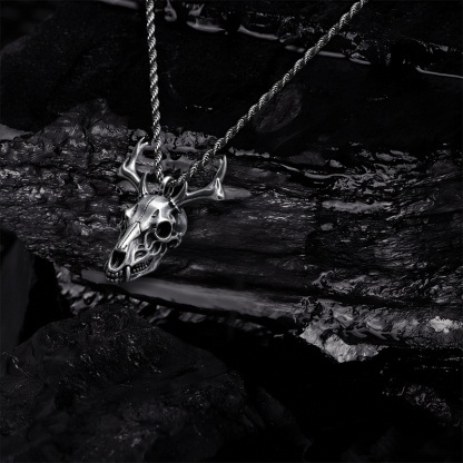 Wendigo Skull Necklace