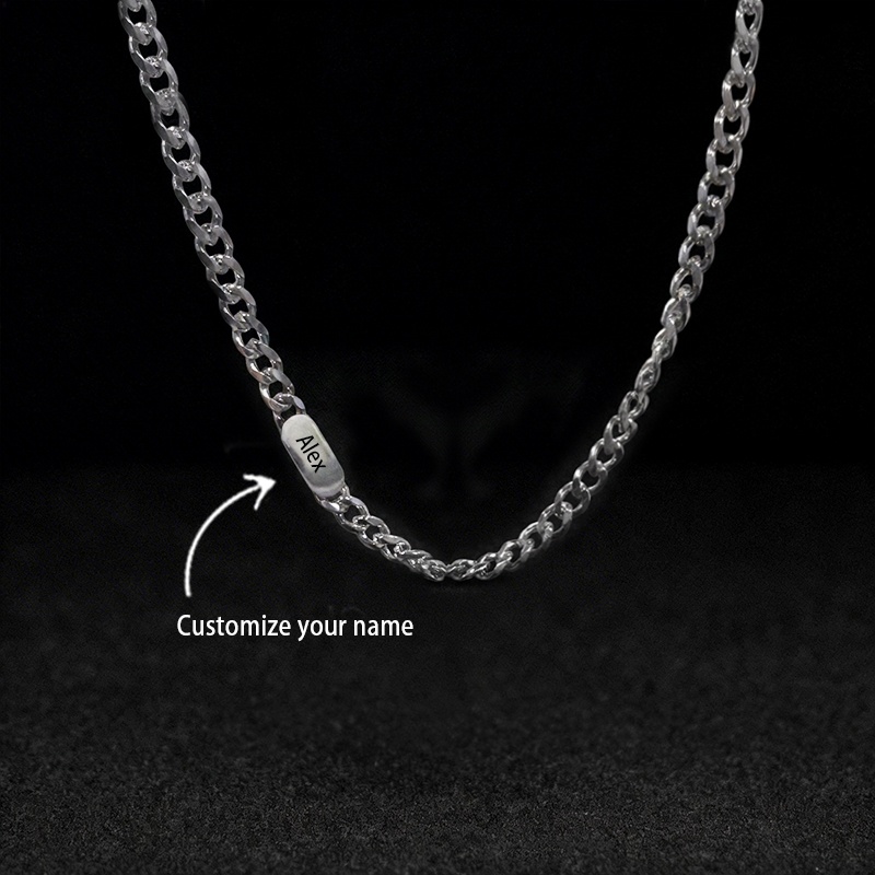 Custom Cuban Chain Name Necklace