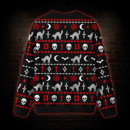 Occult Nightmare Ugly Sweatshirts