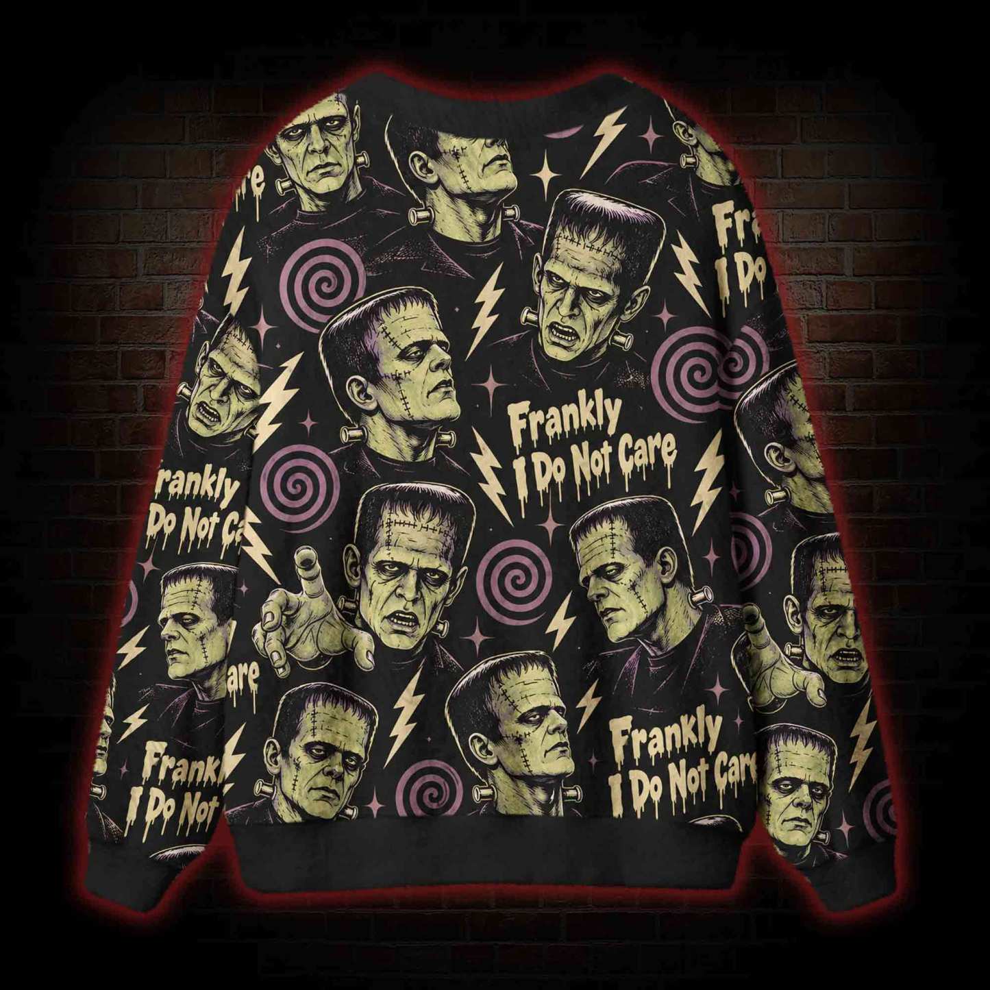 Frankly I Do Not Care Cardigan Sweater