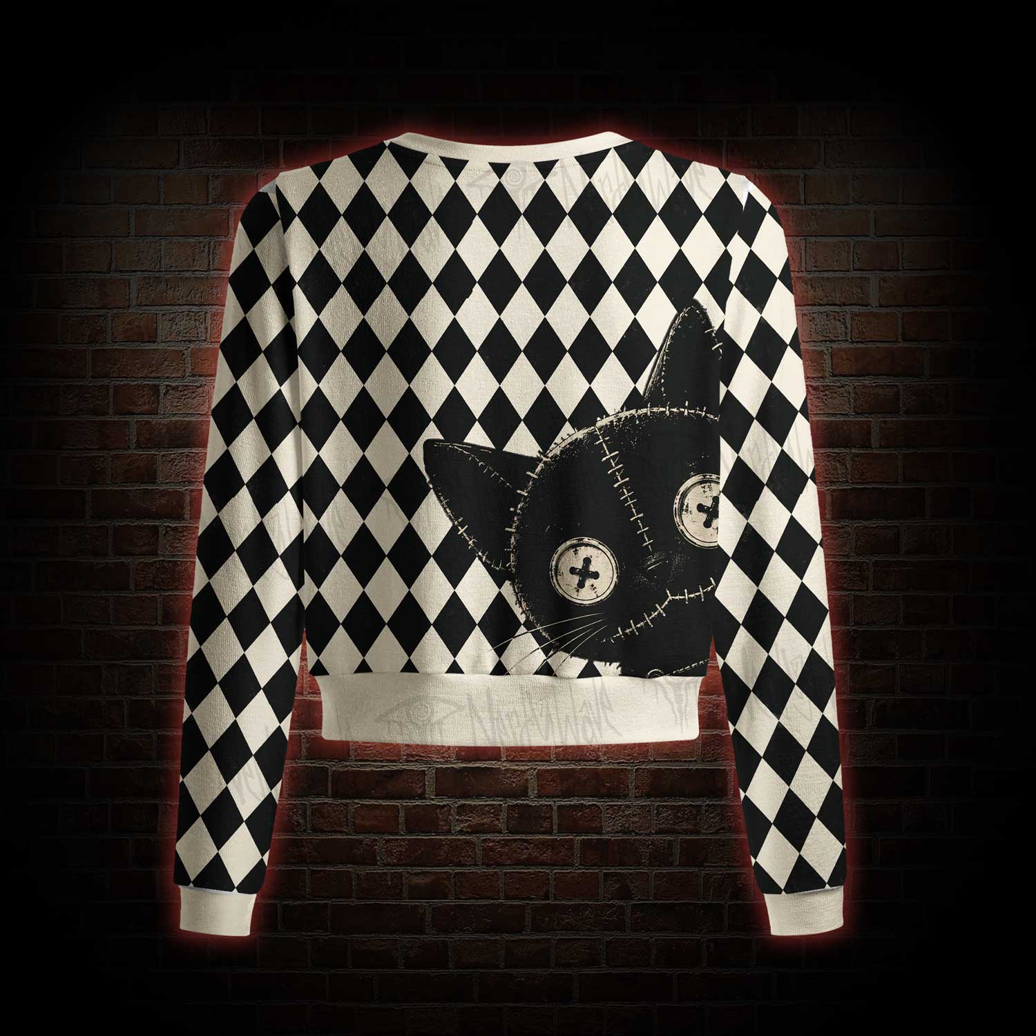 Strange cat Light Weight Cardigan Sweater