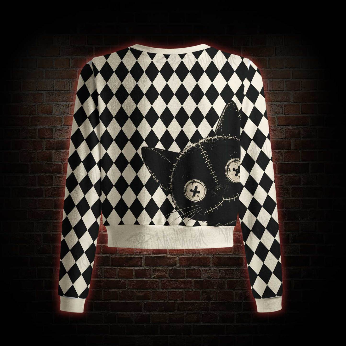 Strange cat Light Weight Cardigan Sweater