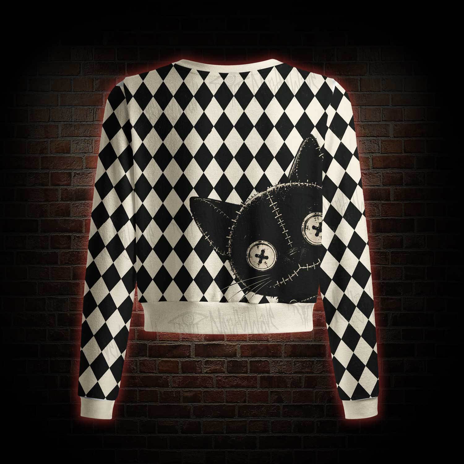 Strange cat Light Weight Cardigan Sweater