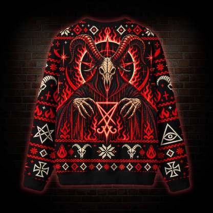 Baphomet Rises Ugly Sweatshirts