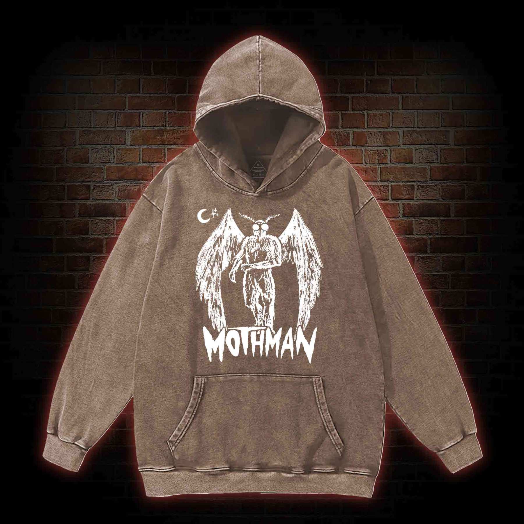 Mothman Washed Hoodie