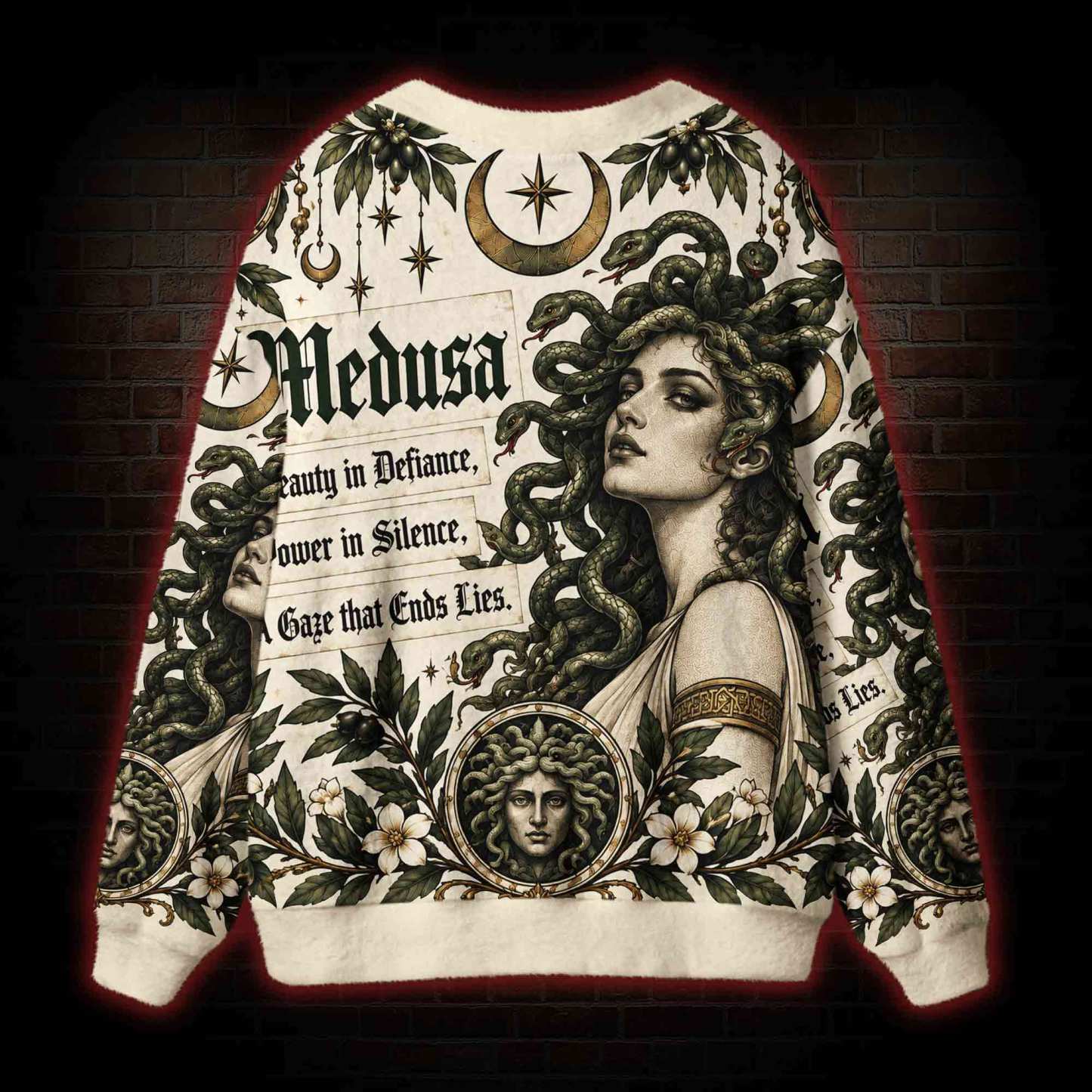 Medusa's Gaze Cardigan Sweater