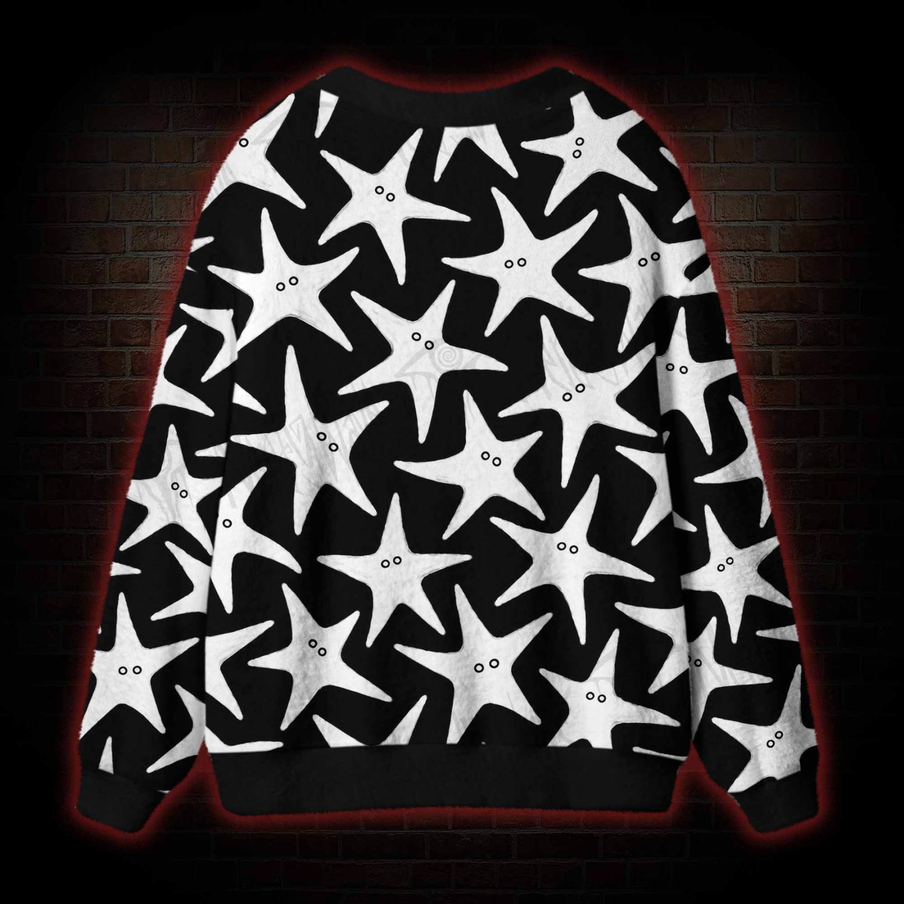 Cute Weird Starfish Cardigan Sweater
