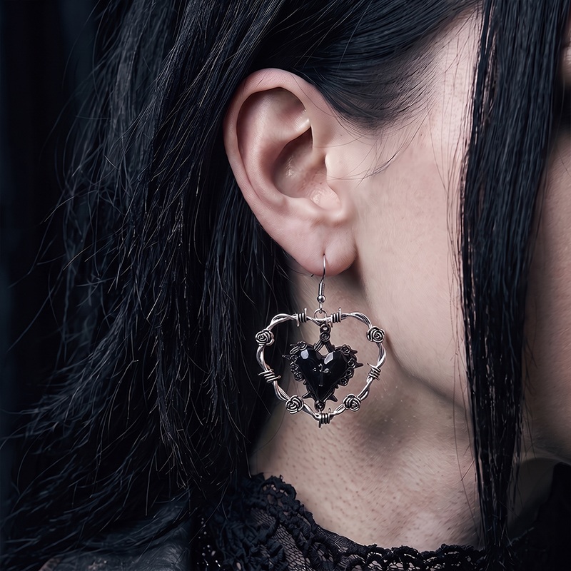 Thorned Heart Earrings