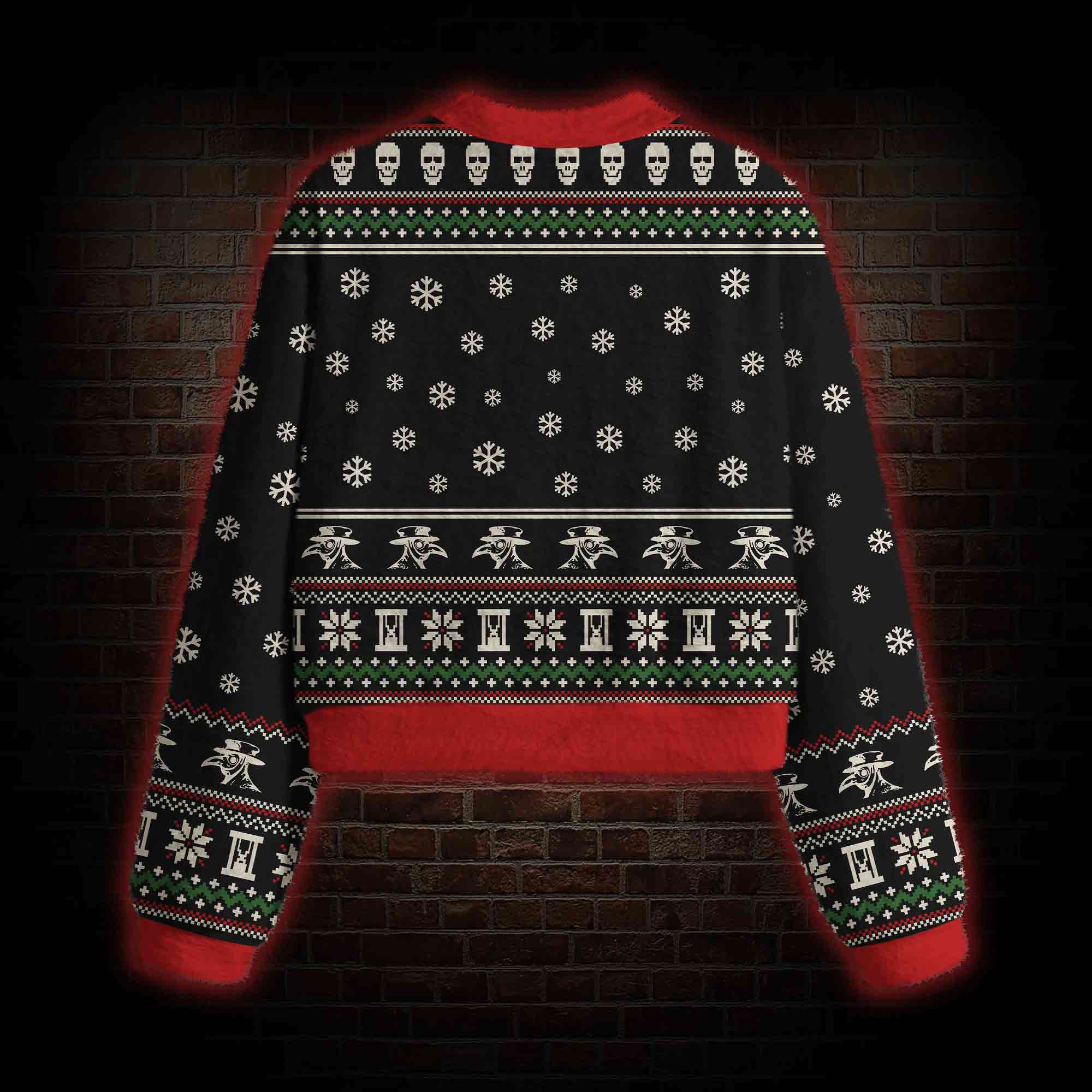 Merry Plaguemas Women's Cropped Ugly Sweatshirt