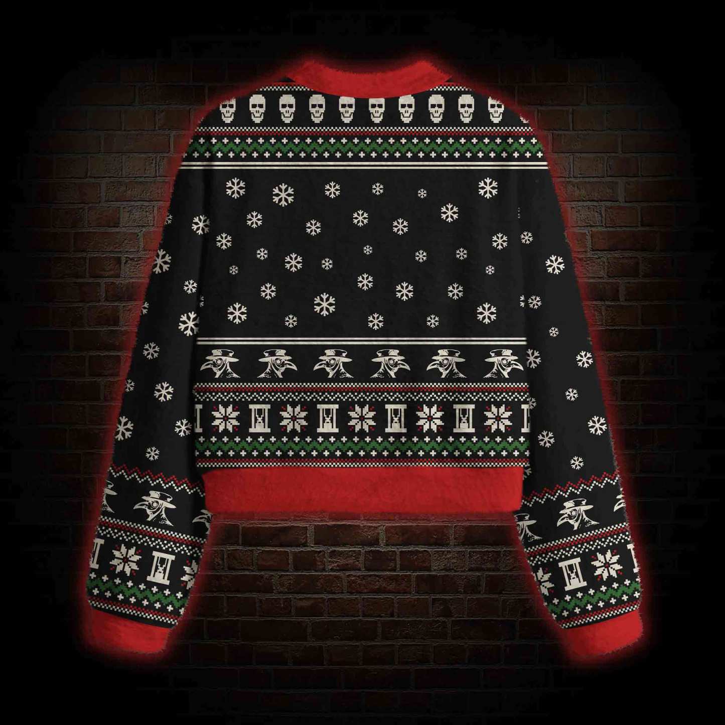 Merry Plaguemas Women's Cropped Ugly Sweatshirt