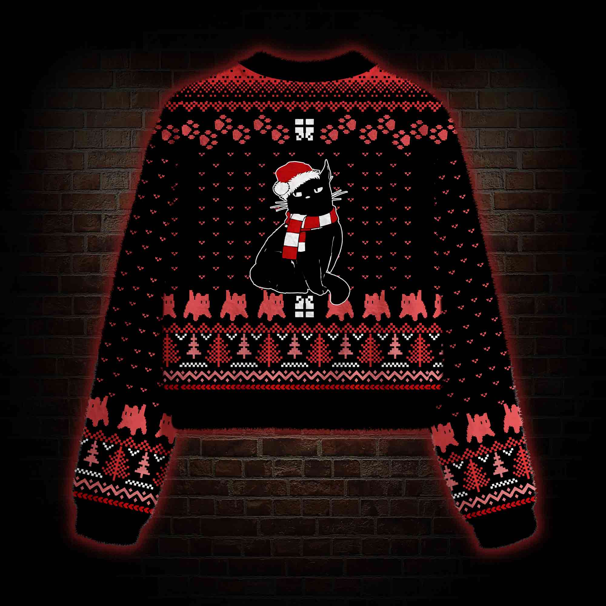 What? What? Women's Cropped Ugly Sweatshirt