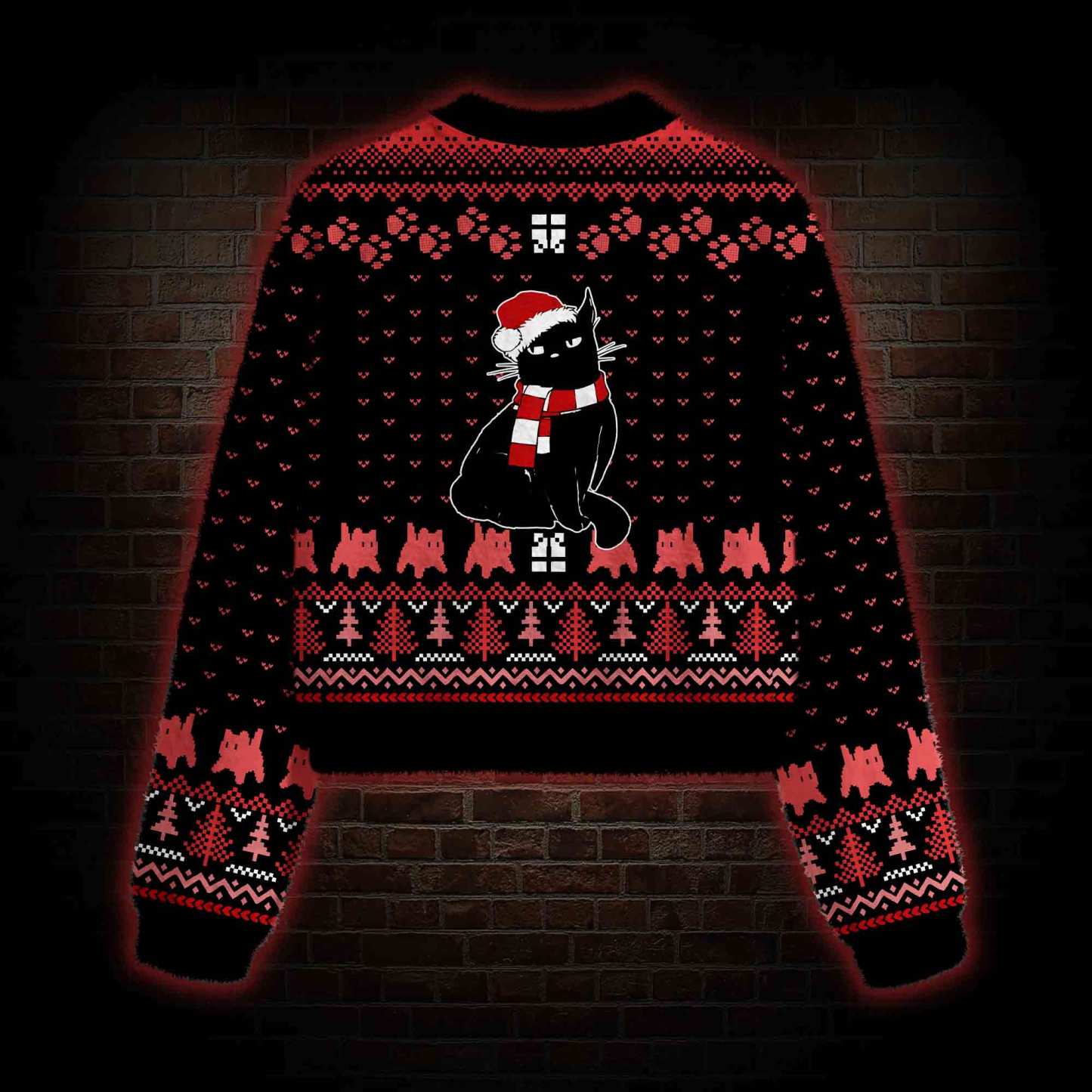 What? What? Women's Cropped Ugly Sweatshirt