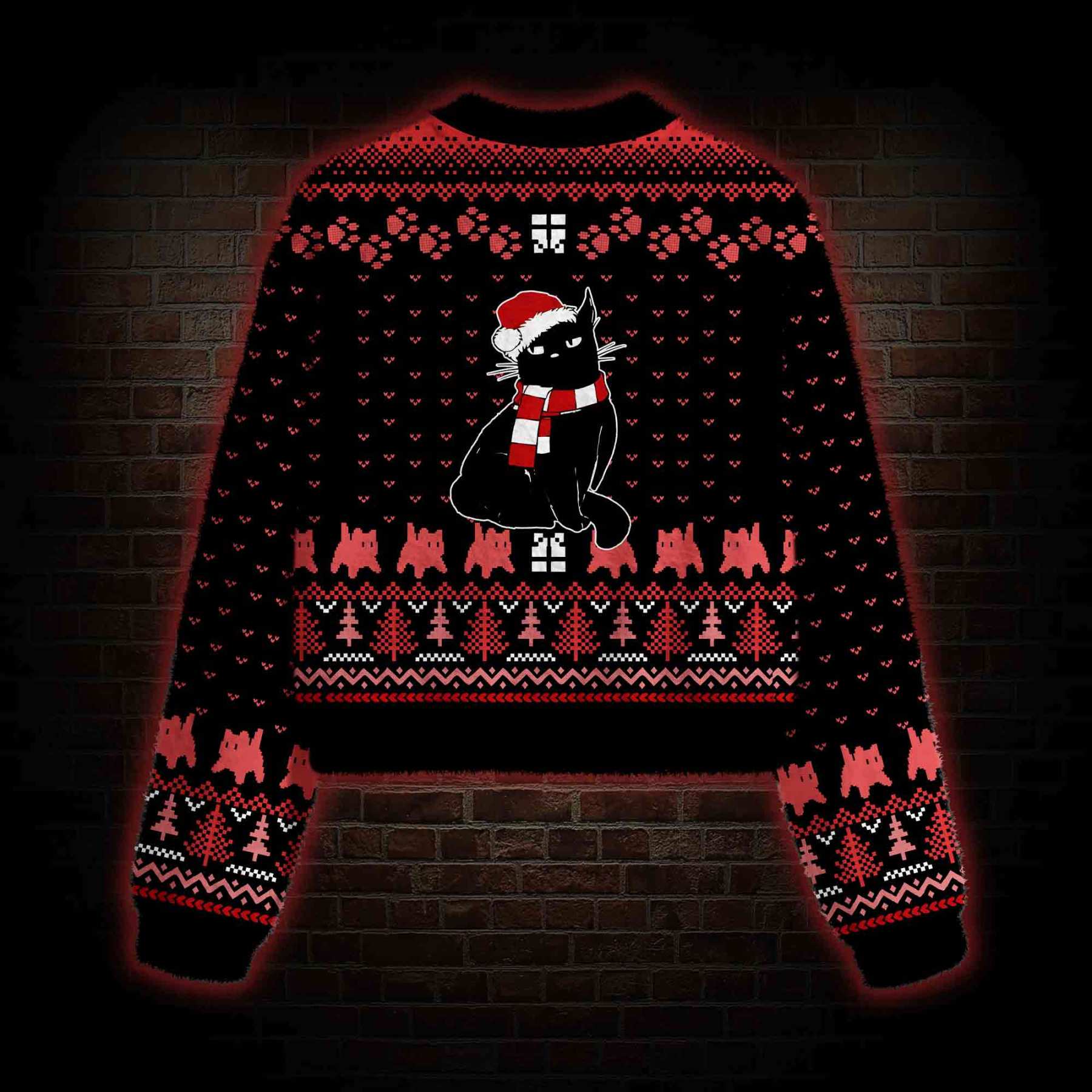 What? What? Women's Cropped Ugly Sweatshirt