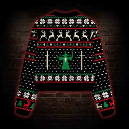 Yule Shall Not Pass Women's Cropped Ugly Sweatshirt
