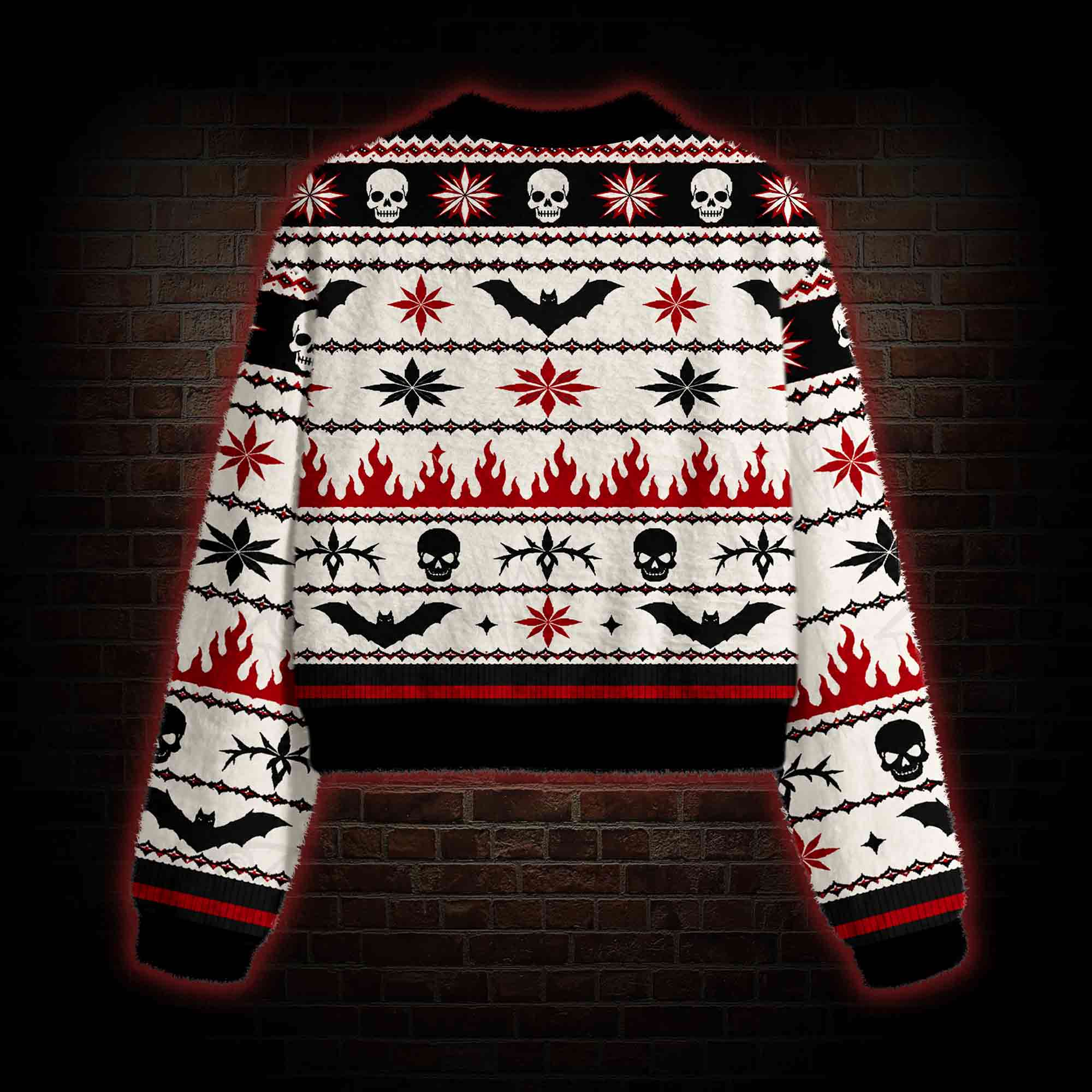 On the Naughty List and I Regret Nothing Women's Cropped Ugly Sweatshirt