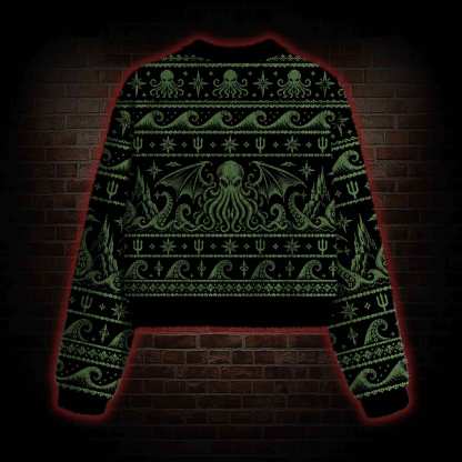 Abyss Cthulhu Women's Cropped Ugly Sweatshirt