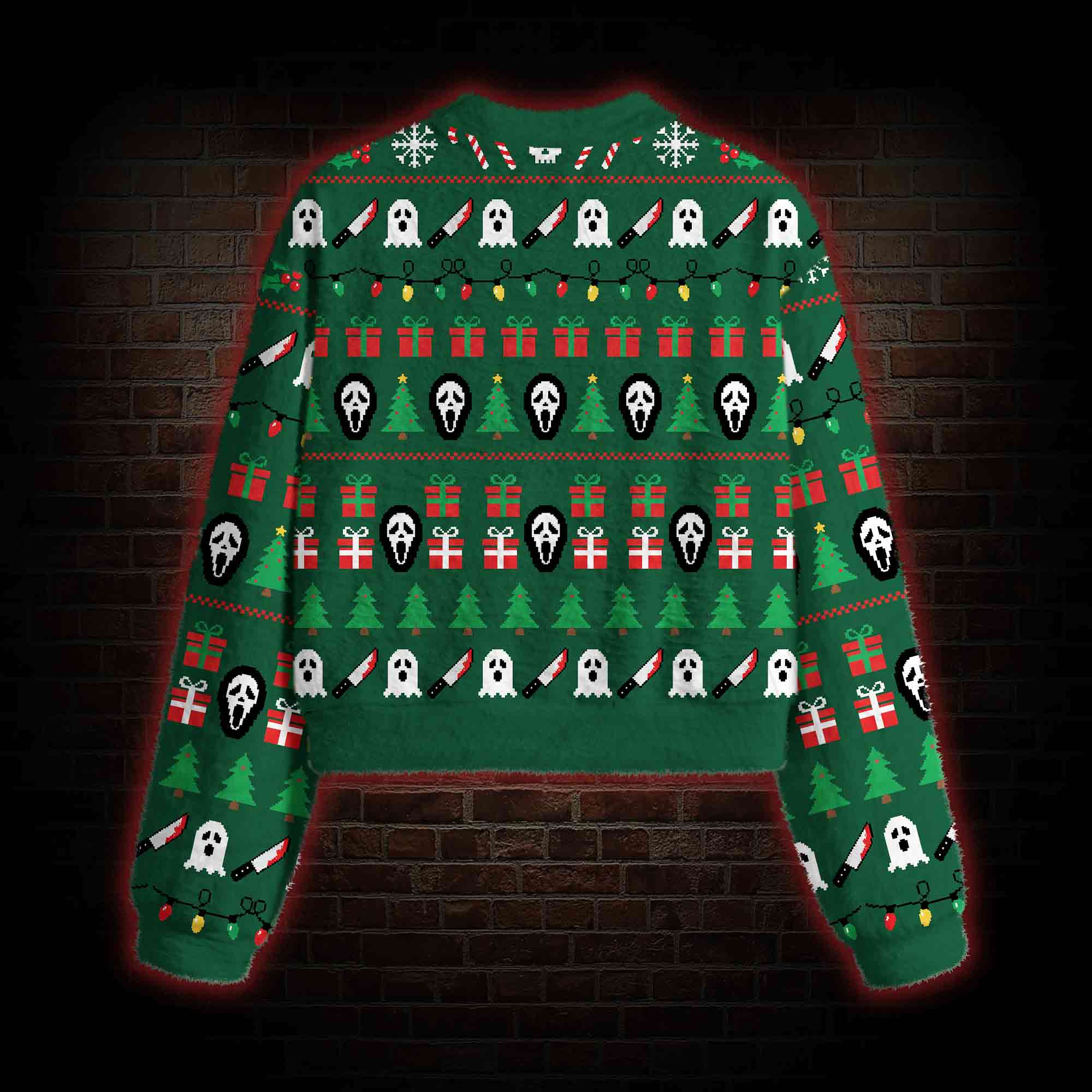 Favorite Holiday Movie Women's Cropped Ugly Sweatshirt