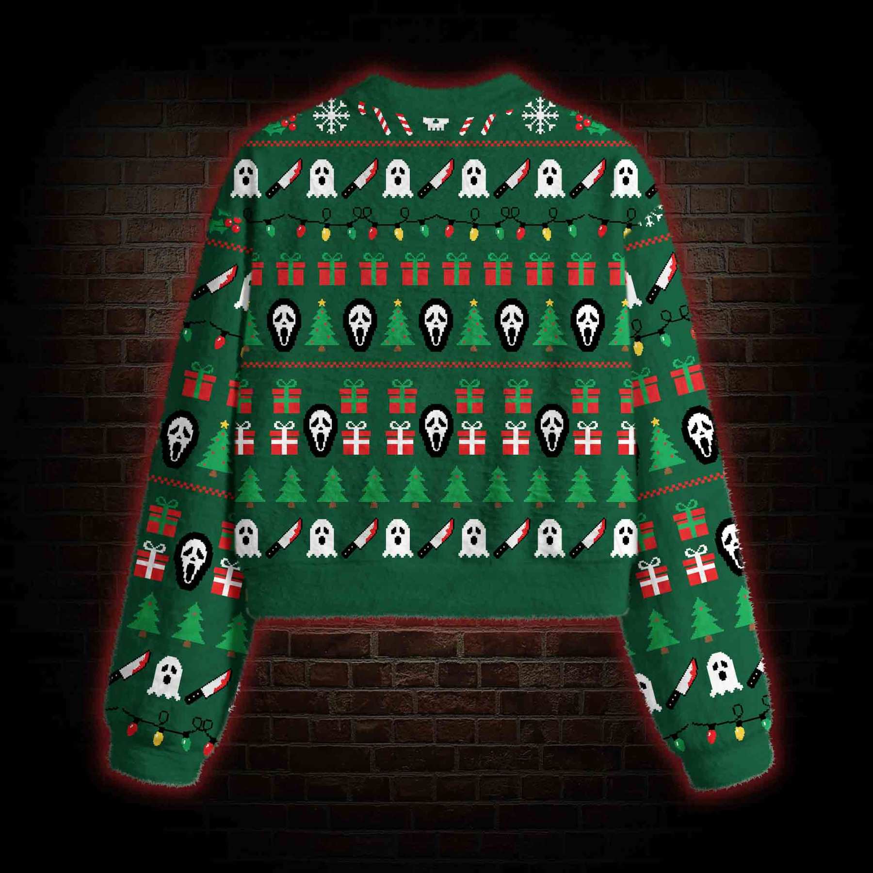 Favorite Holiday Movie Women's Cropped Ugly Sweatshirt