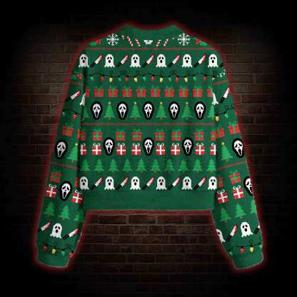 Favorite Holiday Movie Women's Cropped Ugly Sweatshirt