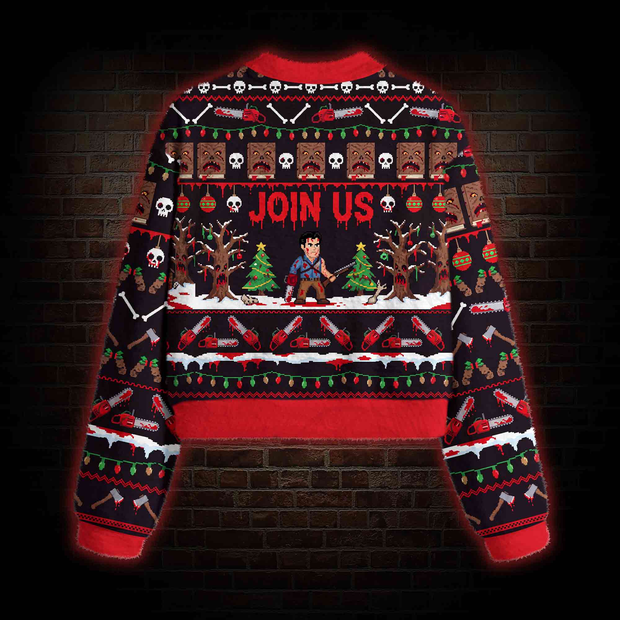 Join Us Christmas Women's Cropped Ugly Sweatshirt