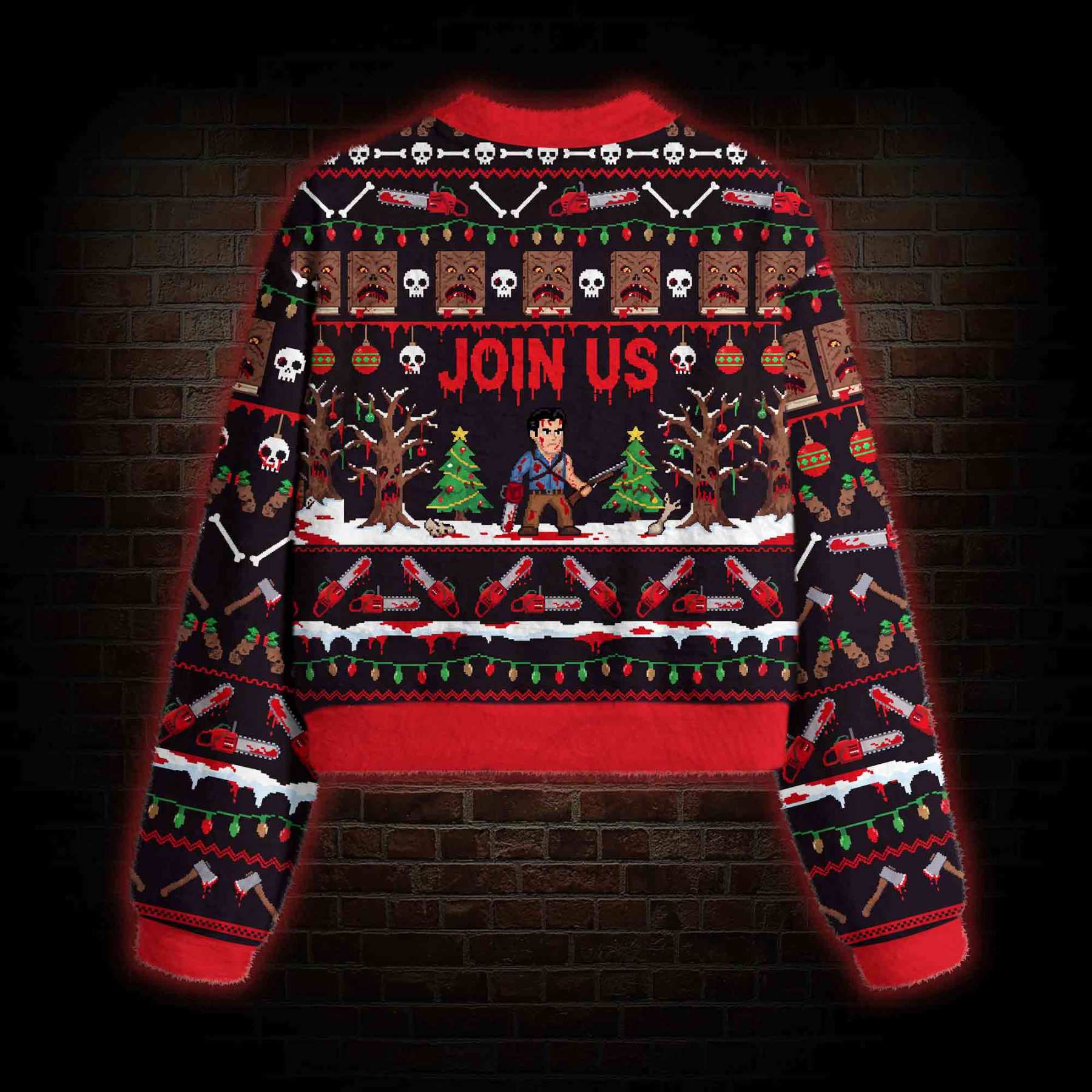 Join Us Christmas Women's Cropped Ugly Sweatshirt