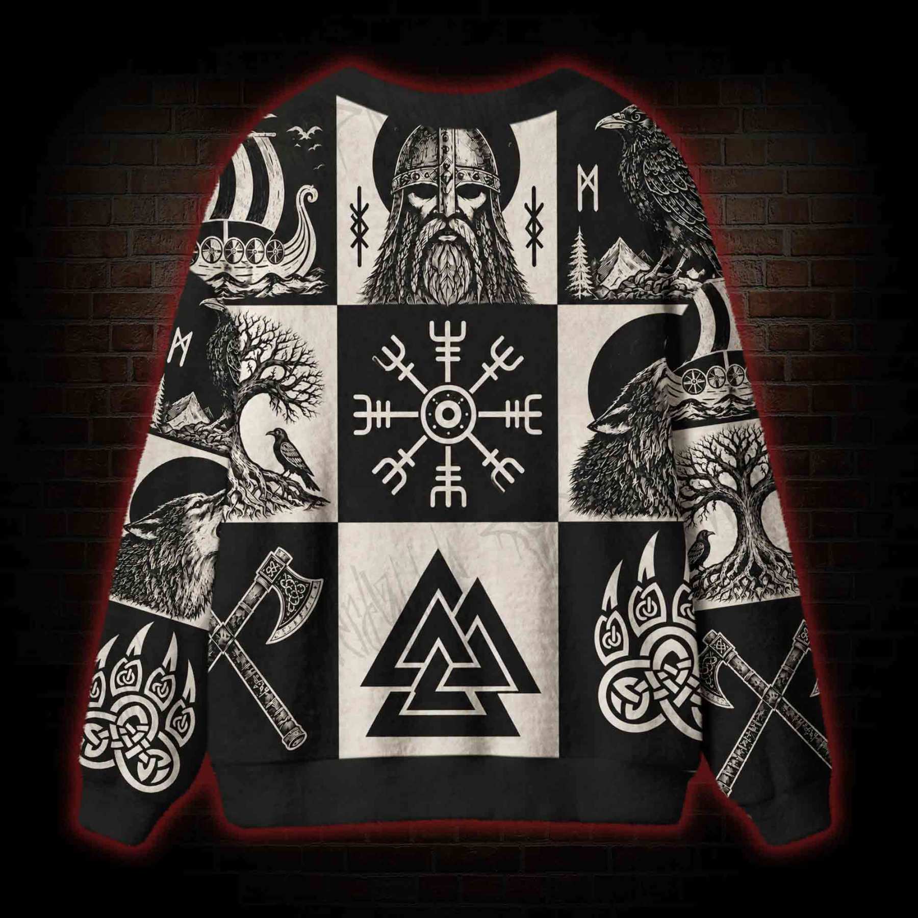 Viking Saga Cardigan Sweater