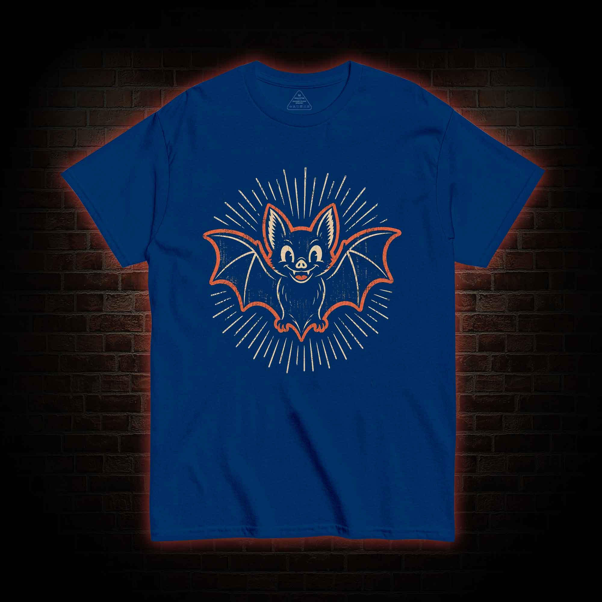 Vintage Cartoon Spooky Bat T-shirt