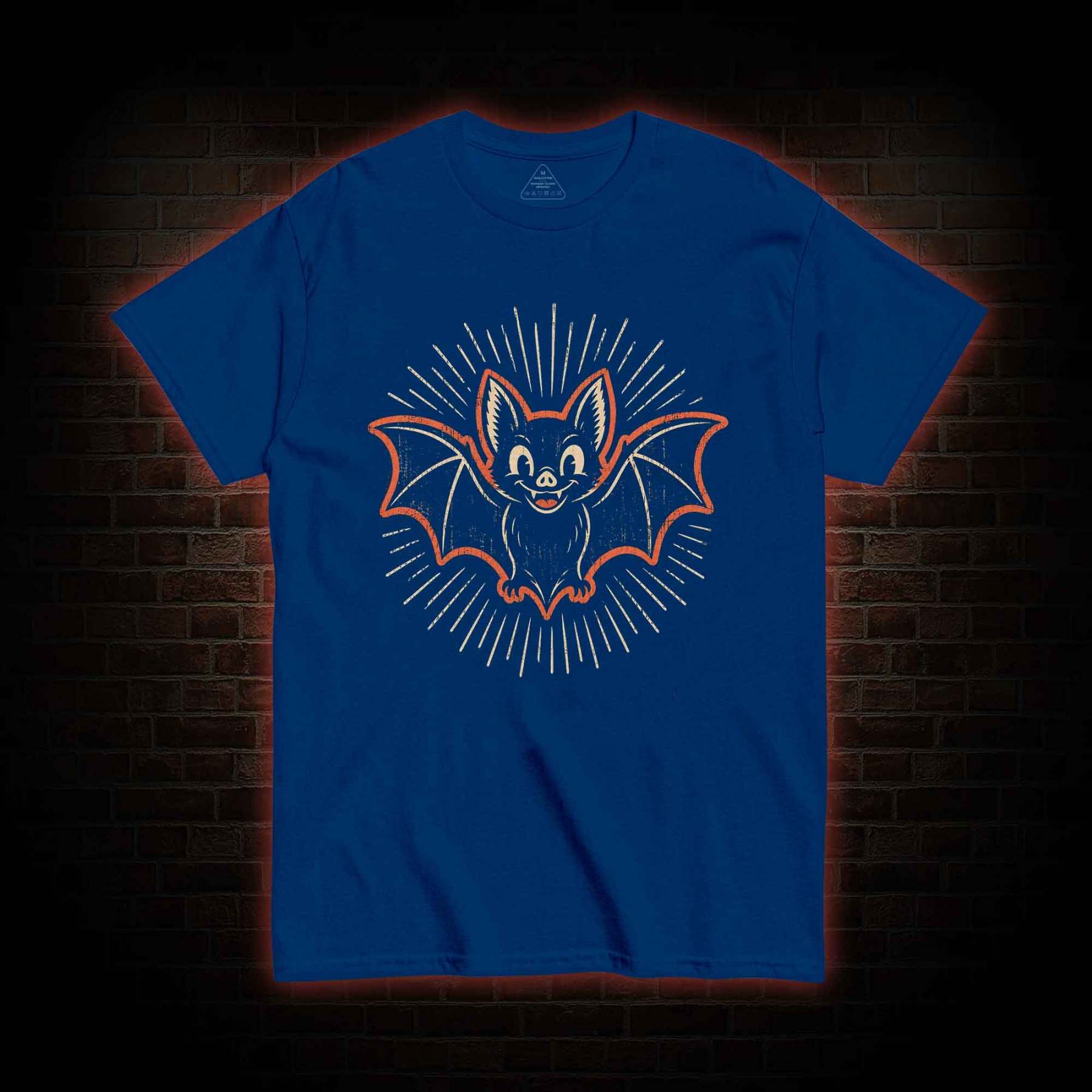 Vintage Cartoon Spooky Bat T-shirt