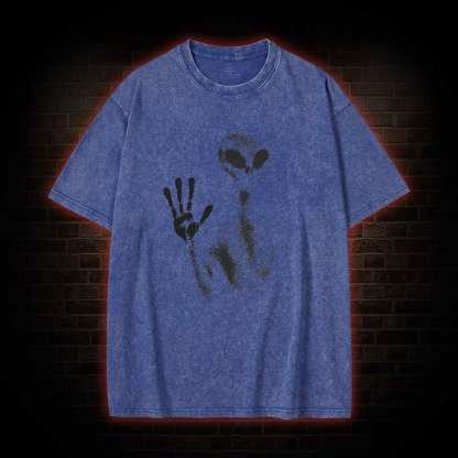 Retro UFO Washed T-shirt