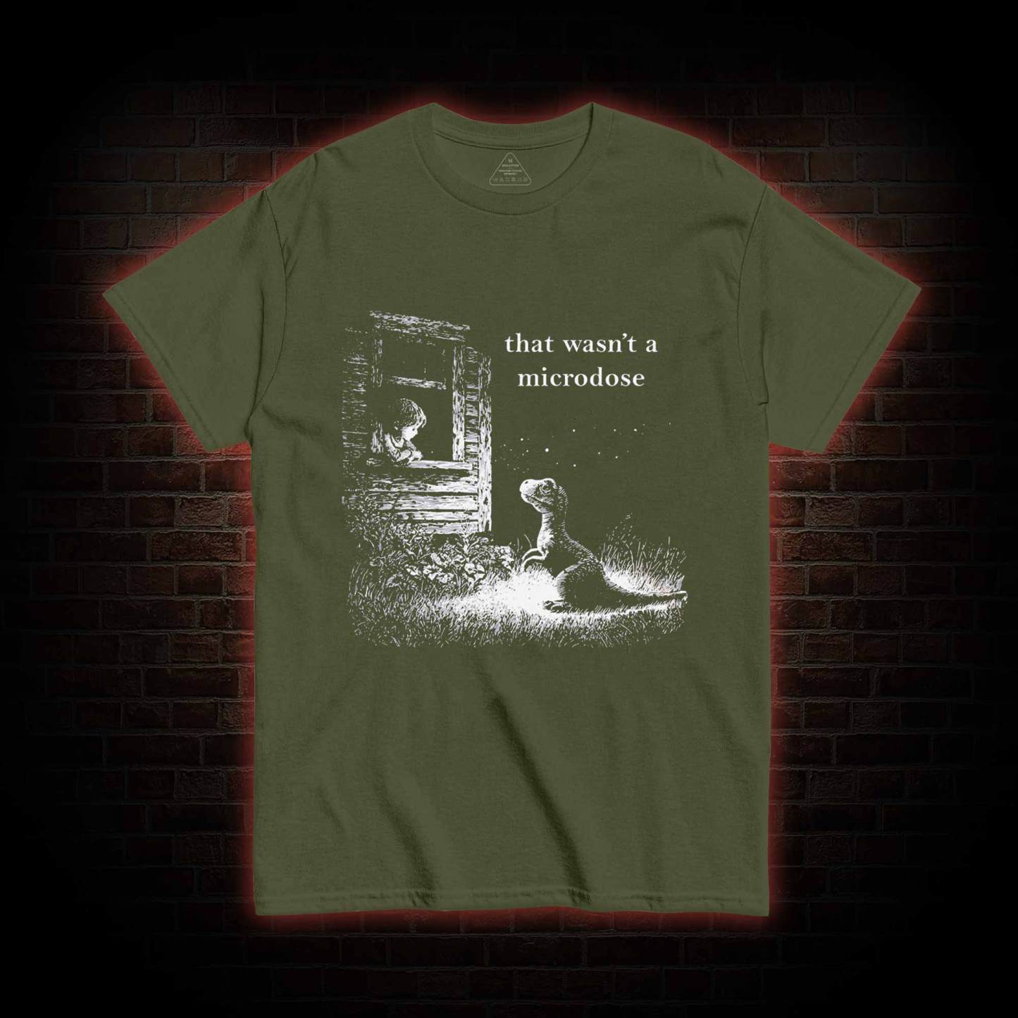 That Wasn't a Microdose Dinosaur T-shirt