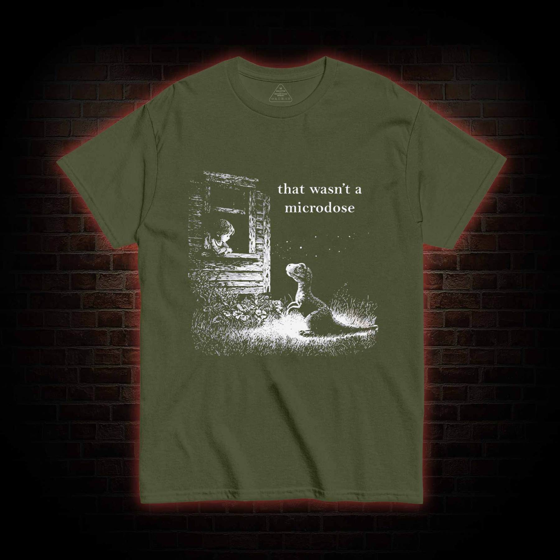 That Wasn't a Microdose Dinosaur T-shirt