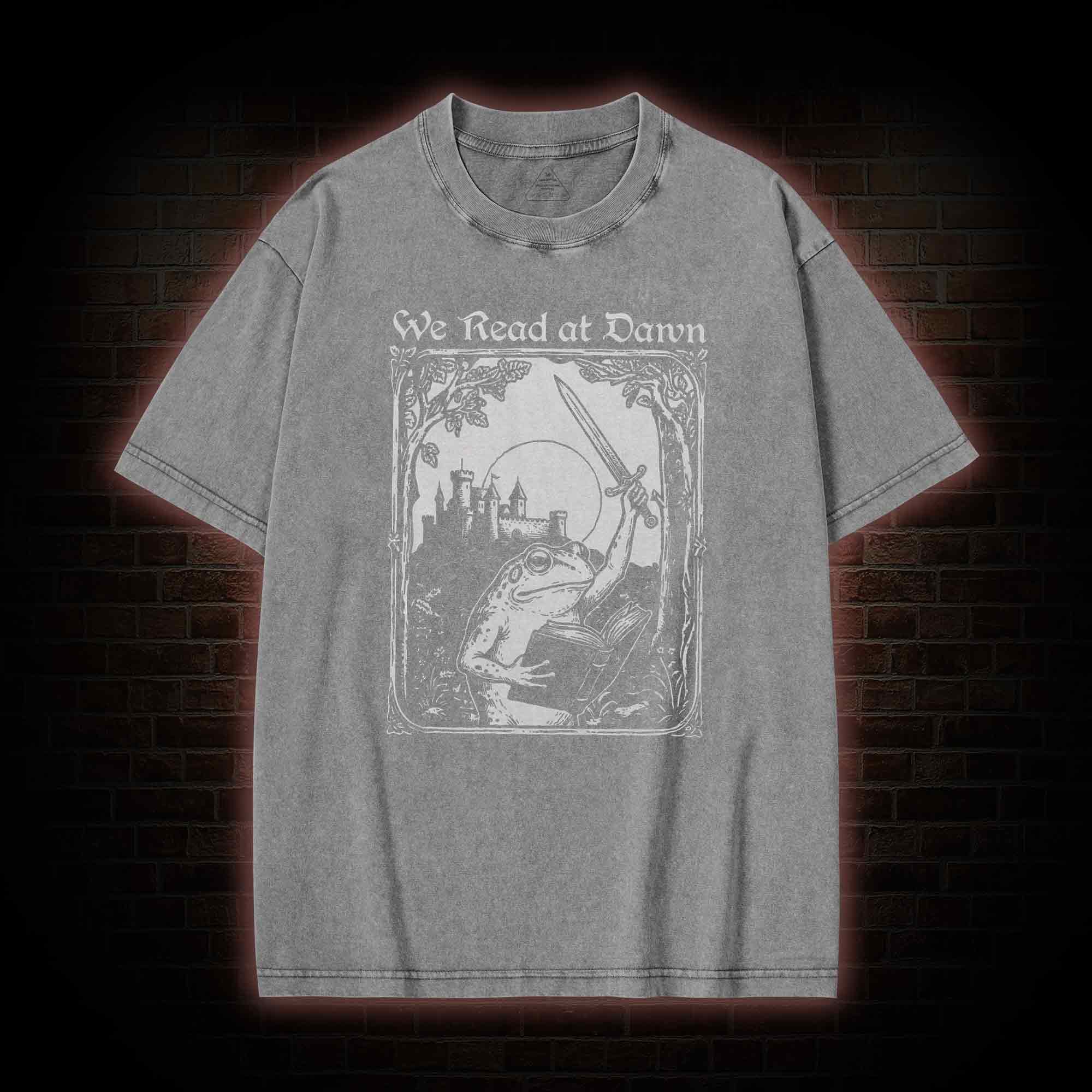 We Read at Dawn Washed T-shirt