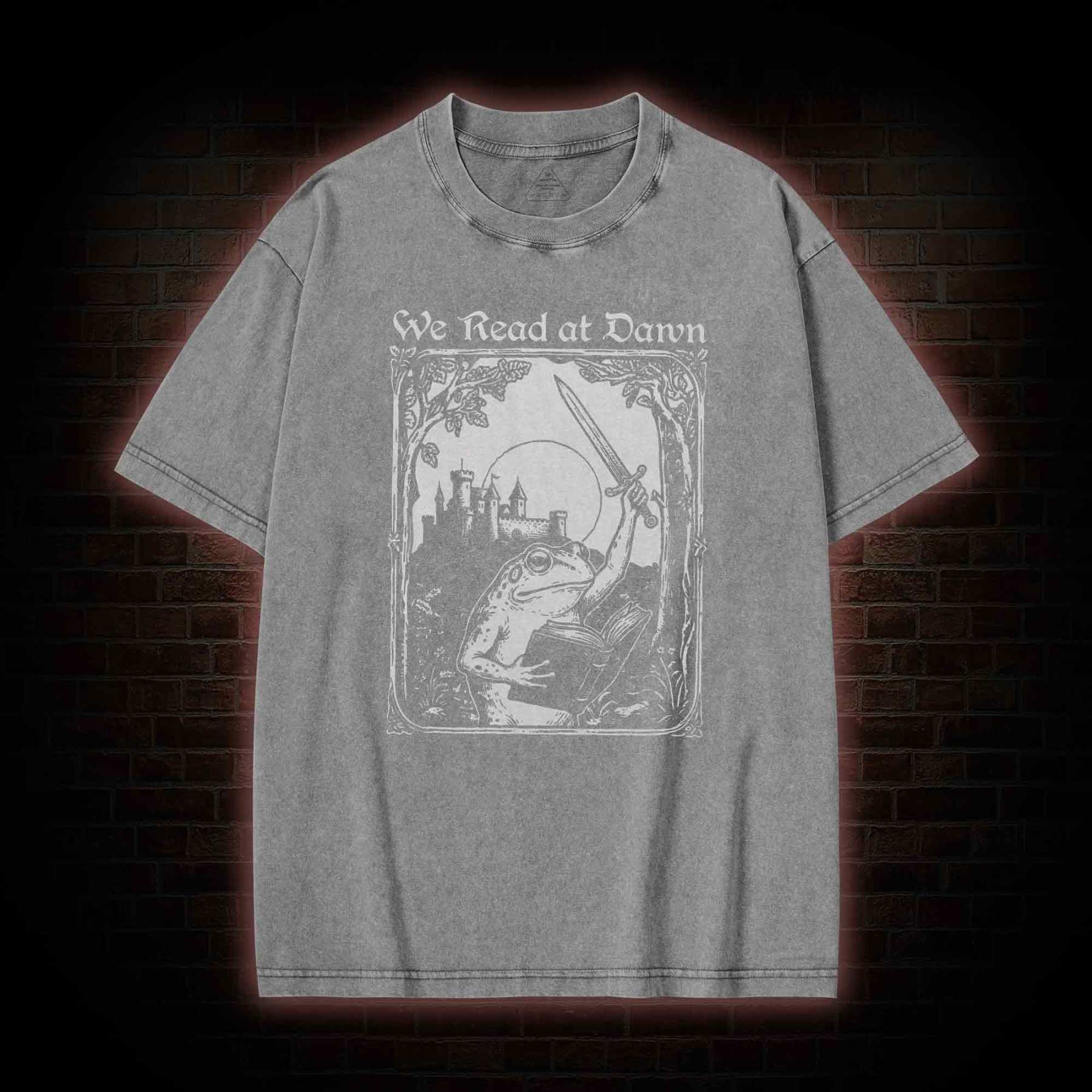 We Read at Dawn Washed T-shirt