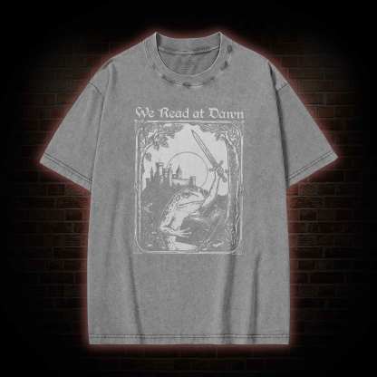 We Read at Dawn Washed T-shirt