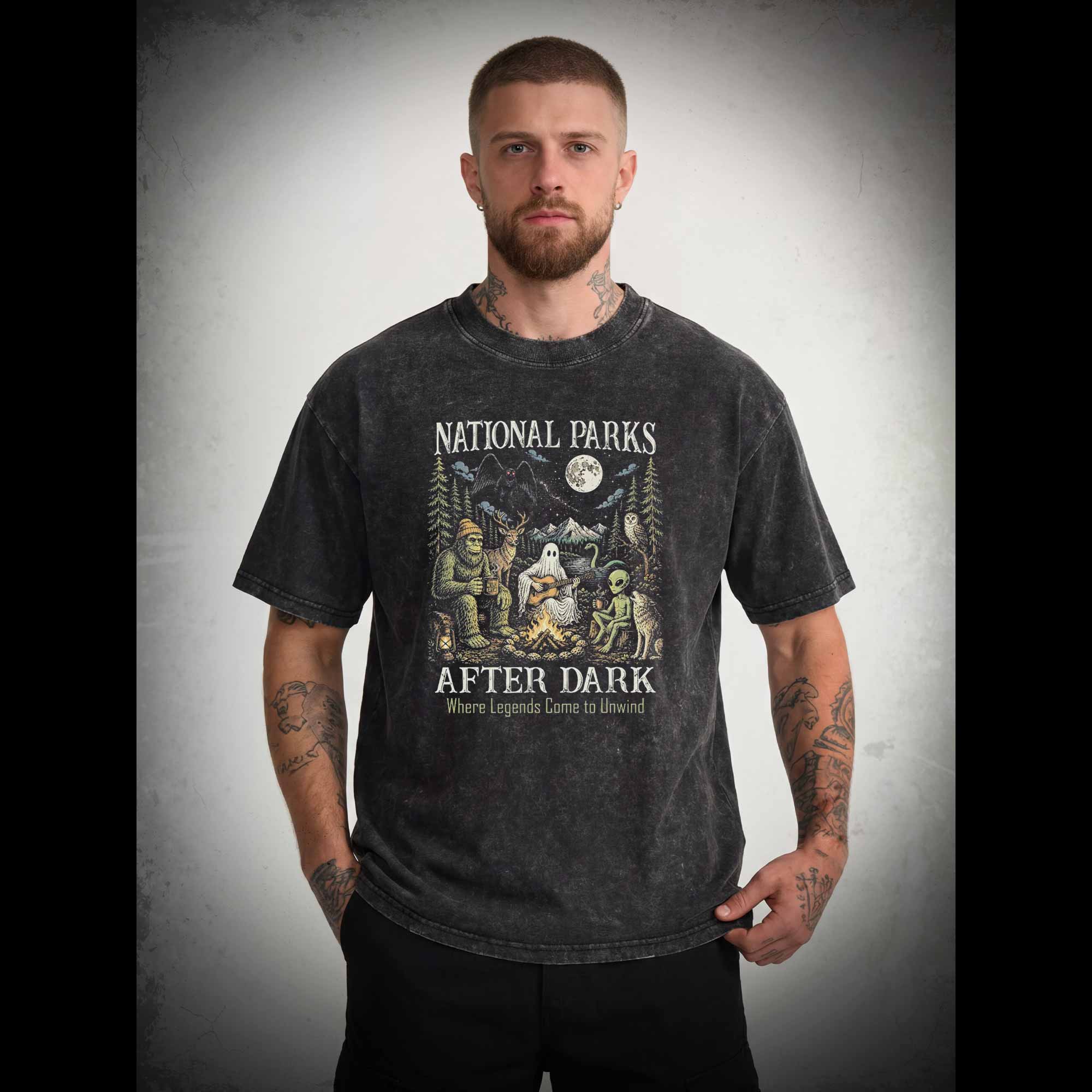 National Parks After Dark Washed T-shirt