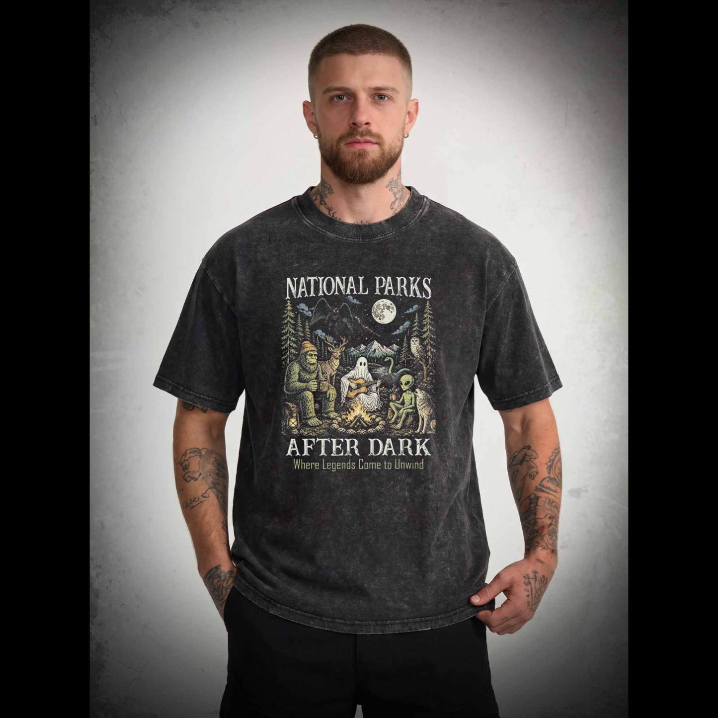 National Parks After Dark Washed T-shirt