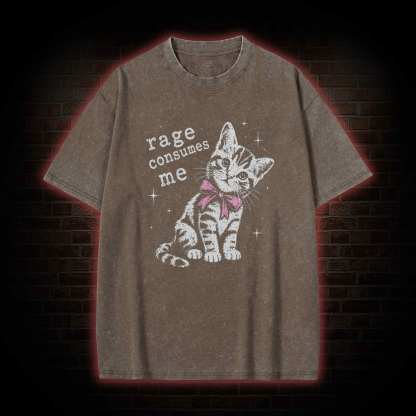 Rage Consumes Me Washed T-shirt