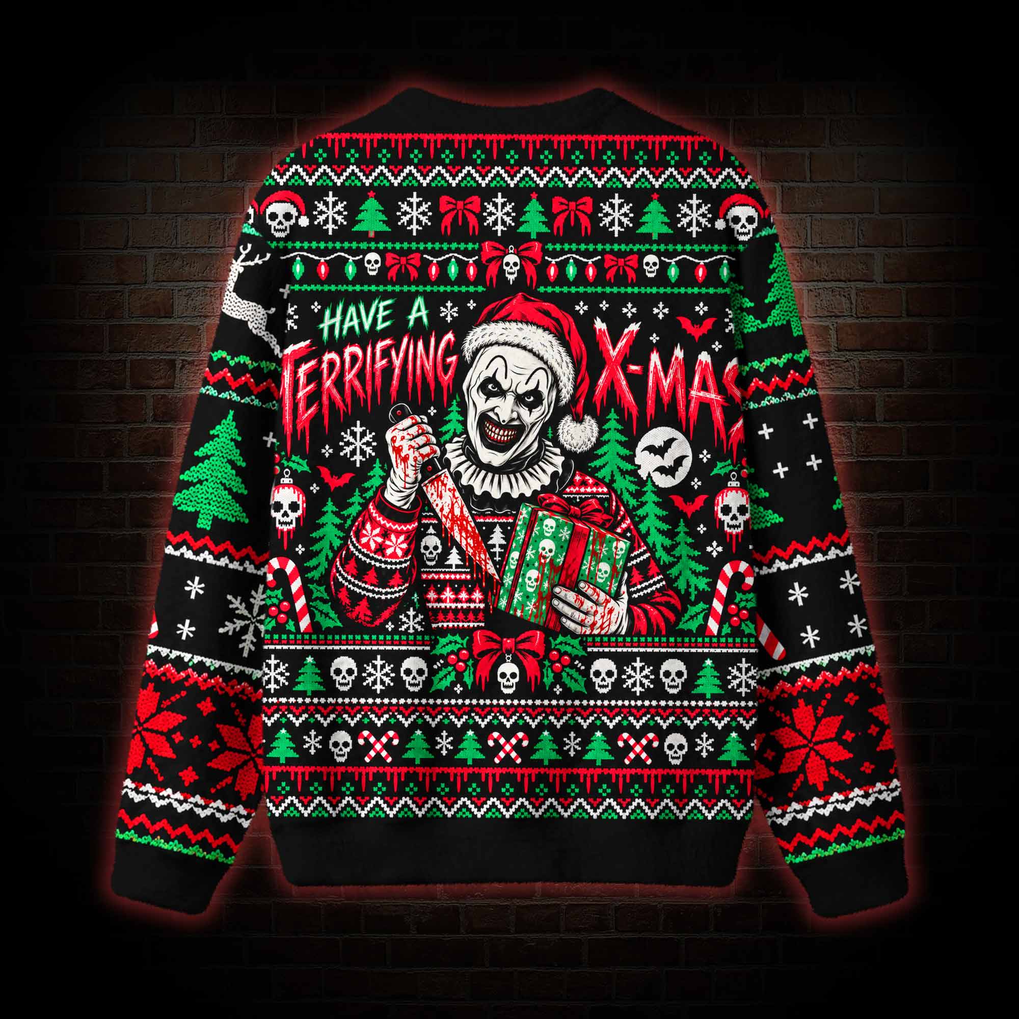 Have a Terrifying X-Mas Ugly Sweatshirts