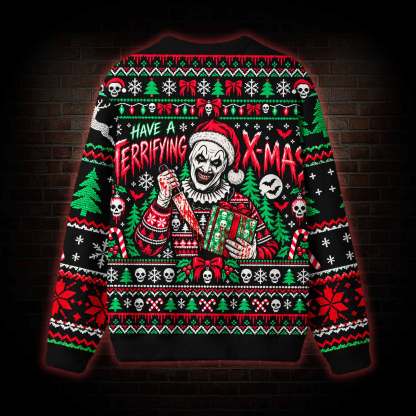 Have a Terrifying X-Mas Ugly Sweatshirts