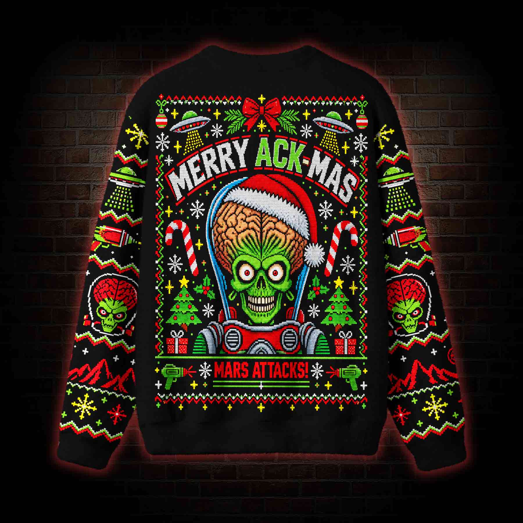 Merry Ack-Mas Ugly Sweatshirts
