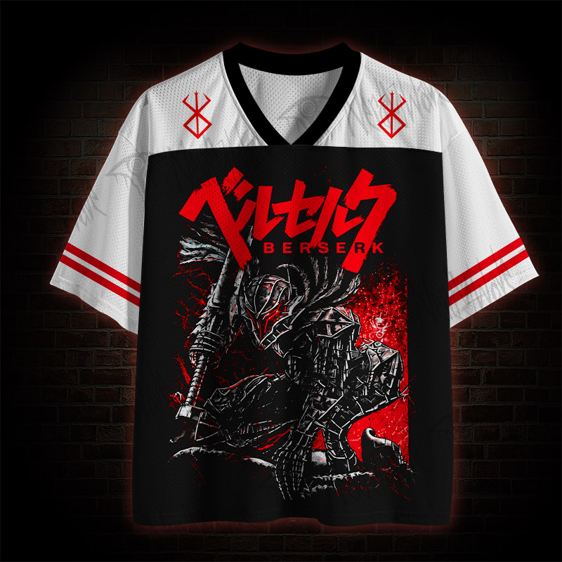 Black Swordsman Manga Mesh Jersey