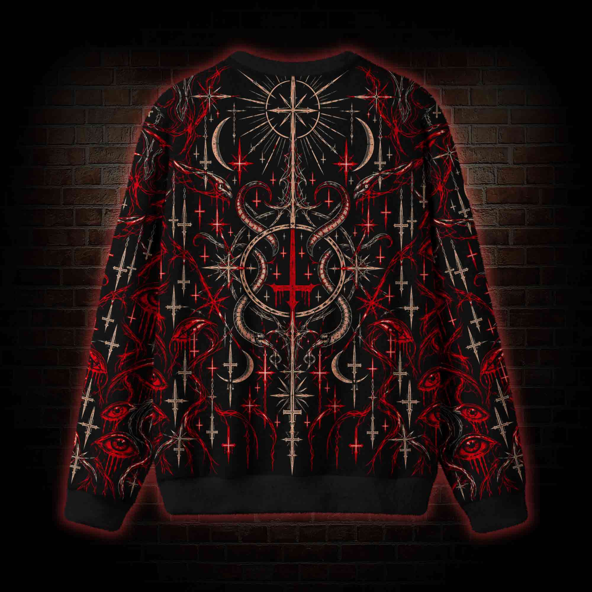 Baphomet's Ritual Ugly Sweatshirts