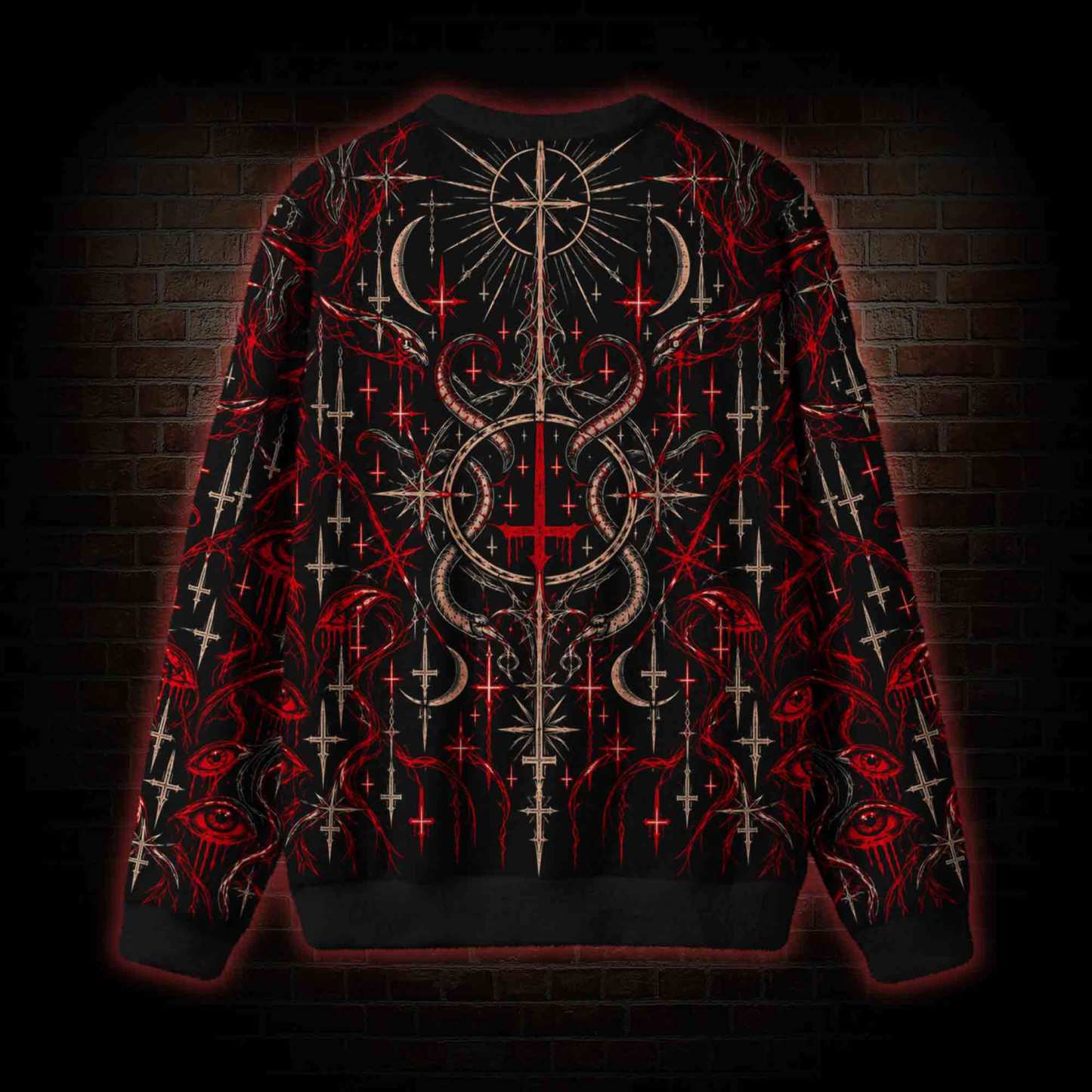 Baphomet's Ritual Ugly Sweatshirts