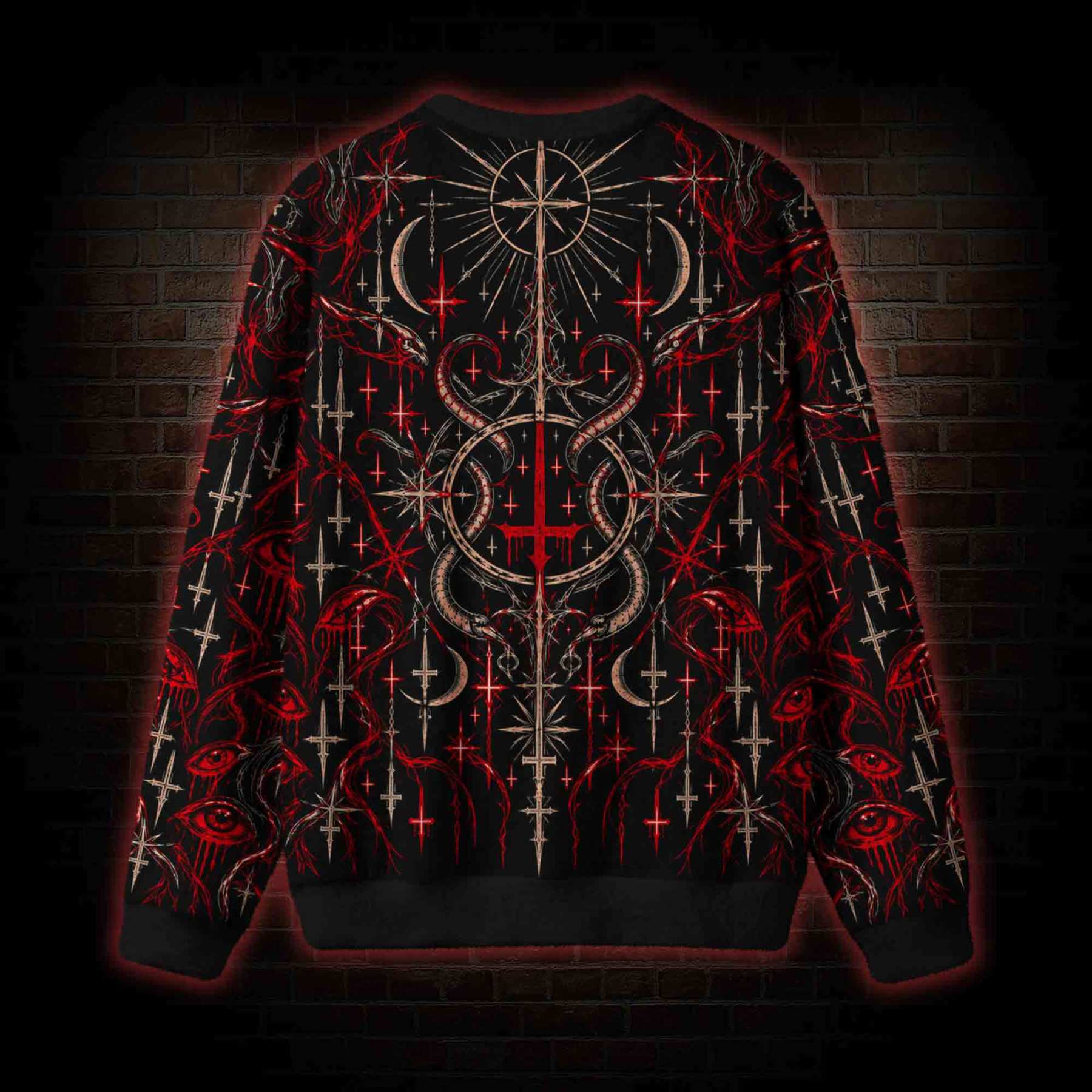 Baphomet's Ritual Ugly Sweatshirts