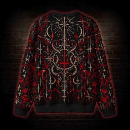 Baphomet's Ritual Ugly Sweatshirts