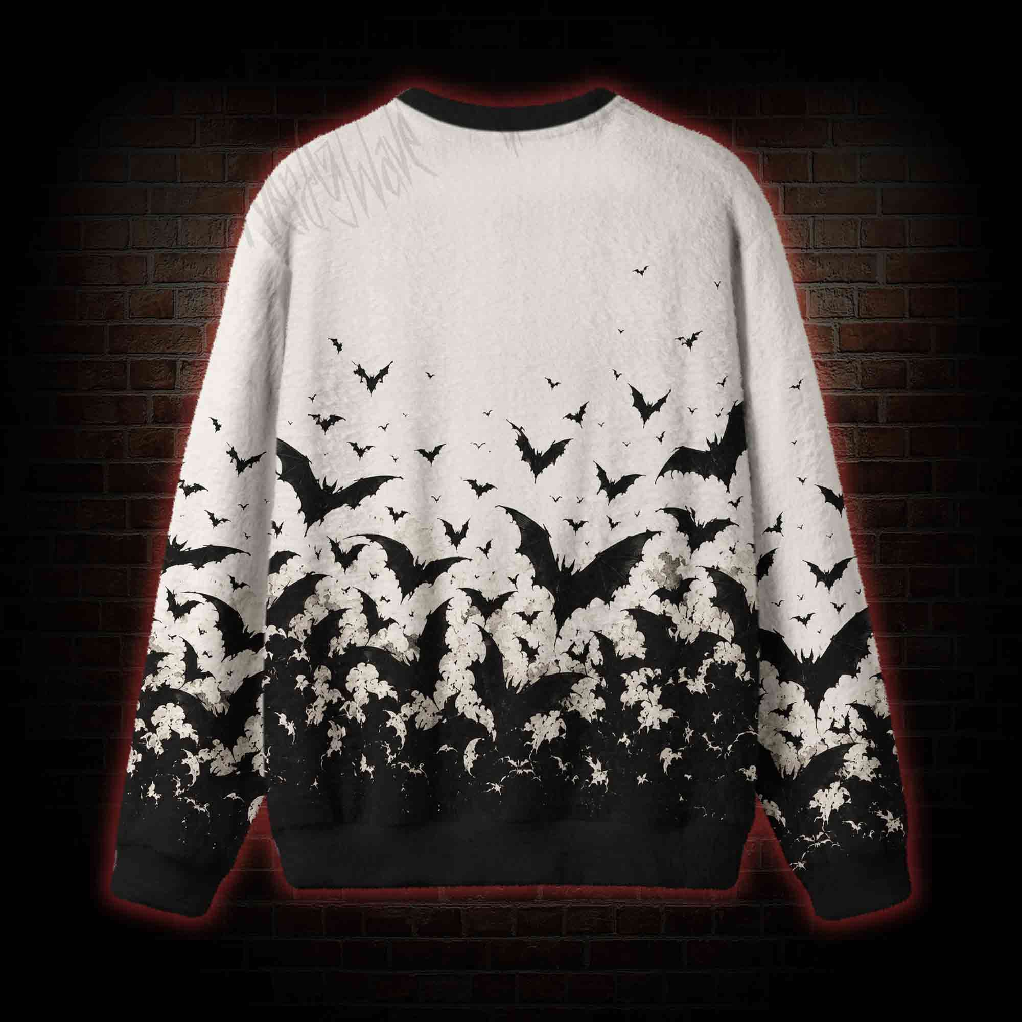 Shadows Take Flight Bats Ugly Sweatshirts