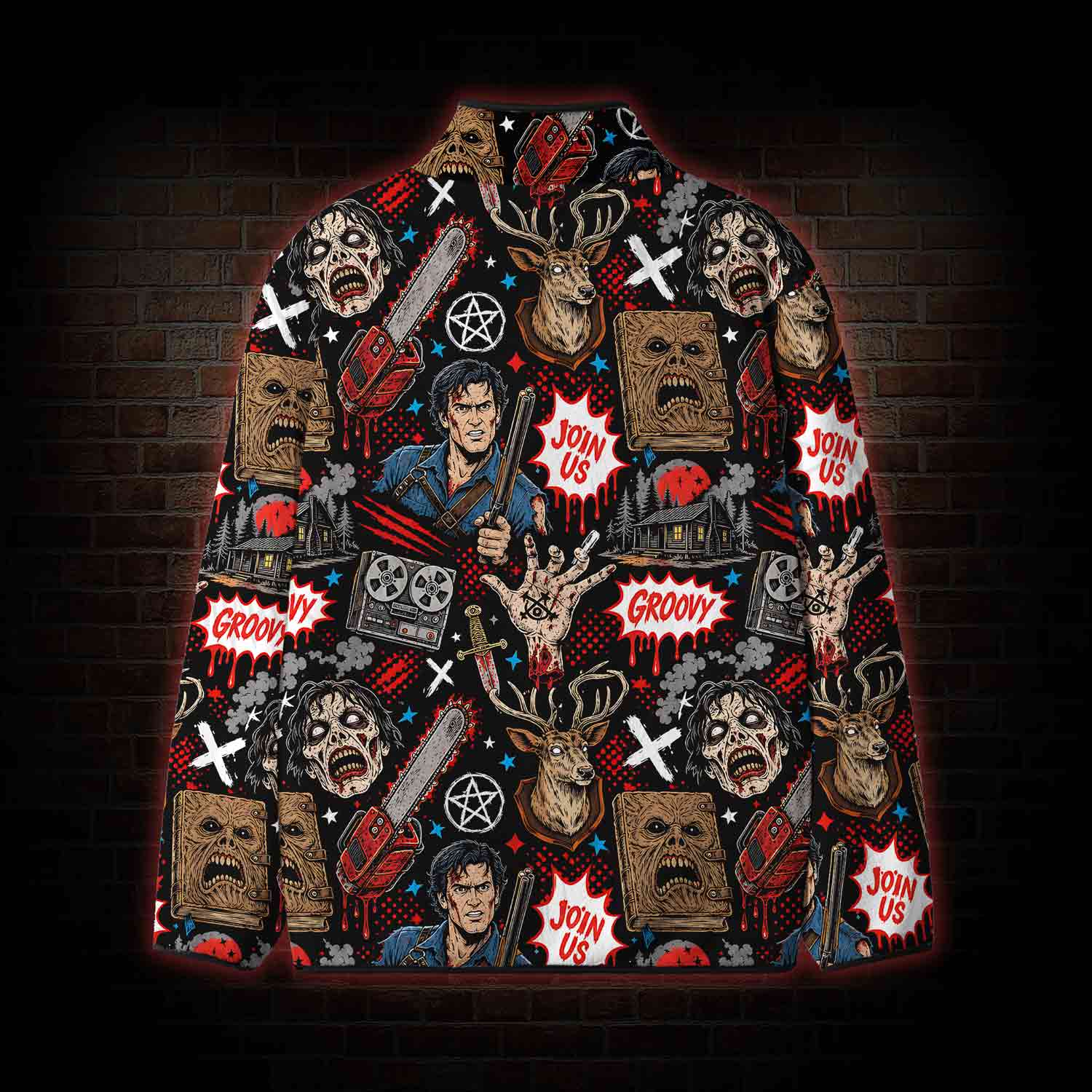 Groovy Dead Fleece Full-Zip Jacket