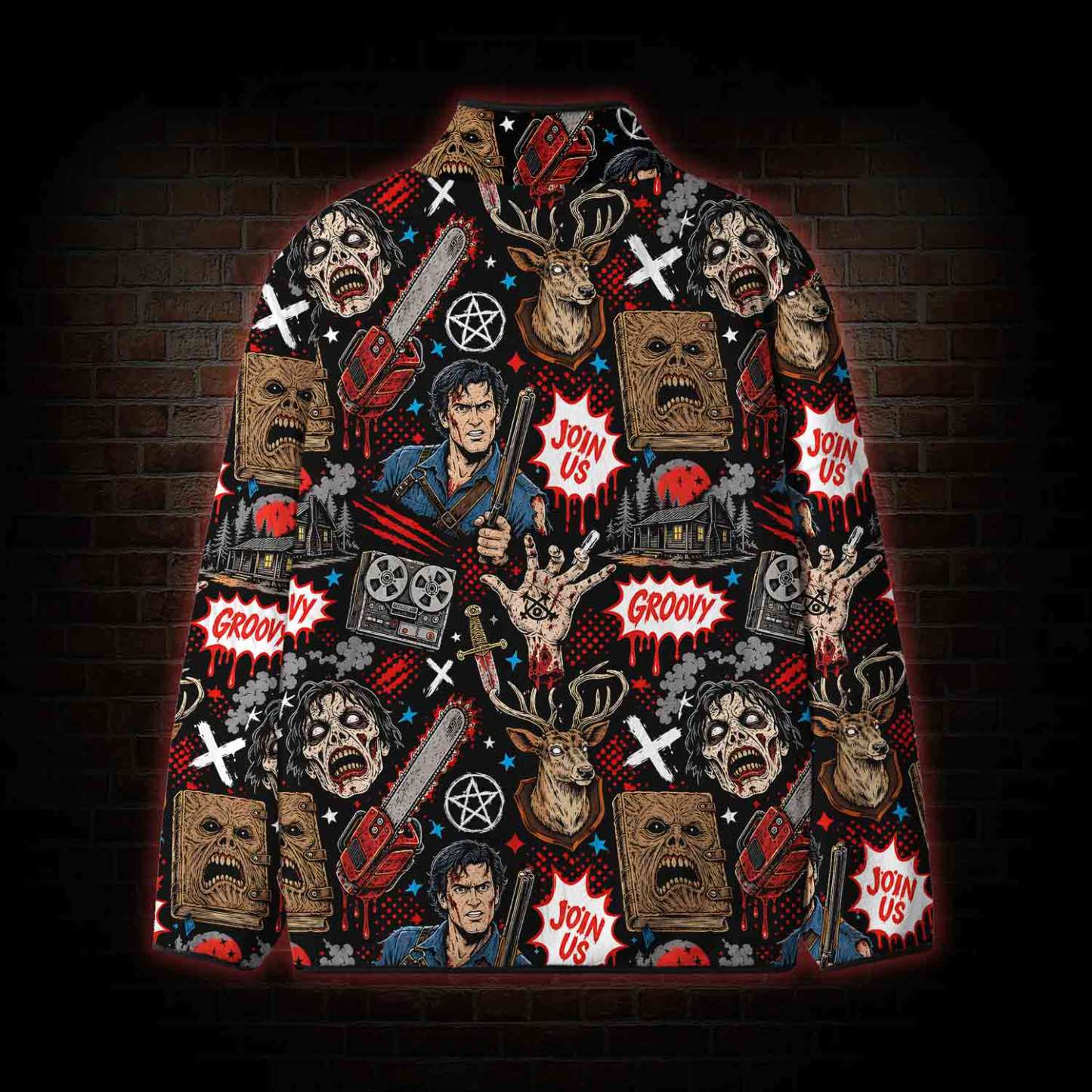 Groovy Dead Fleece Full-Zip Jacket
