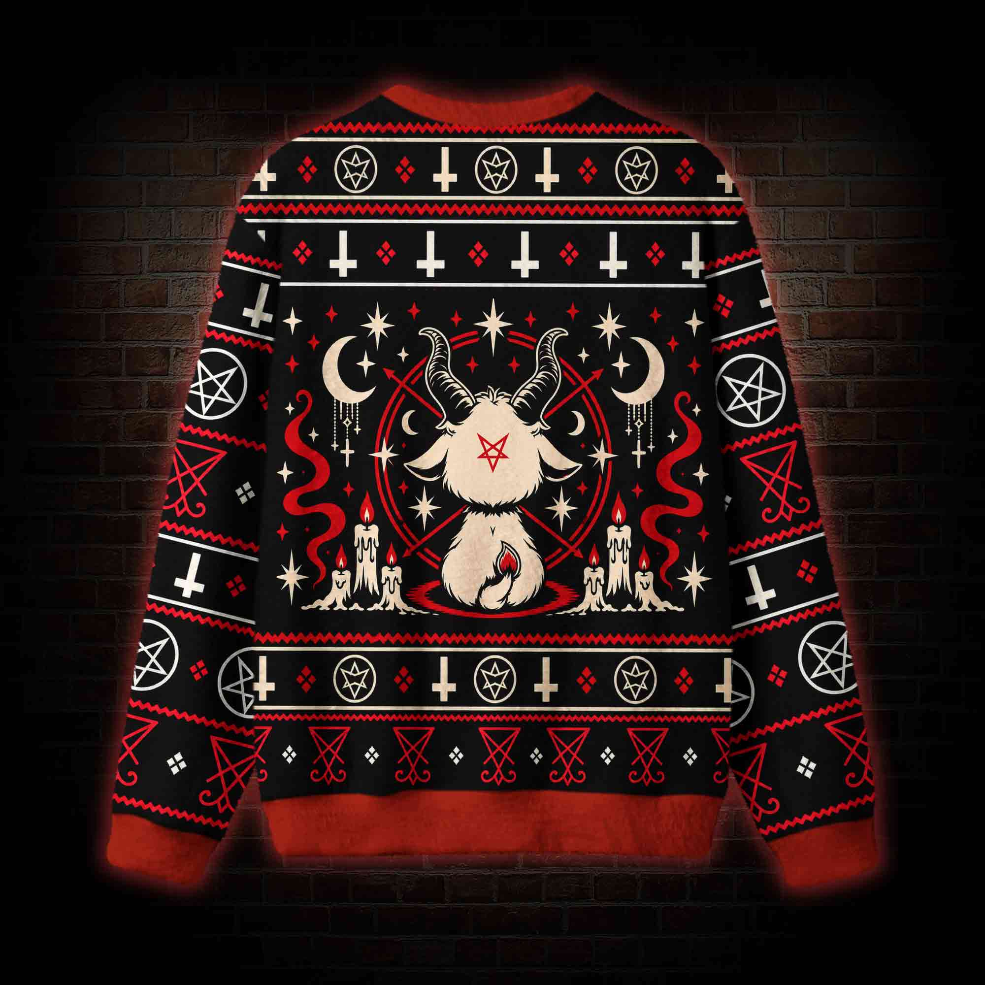 Too Cute to be Evil Ugly Sweatshirts