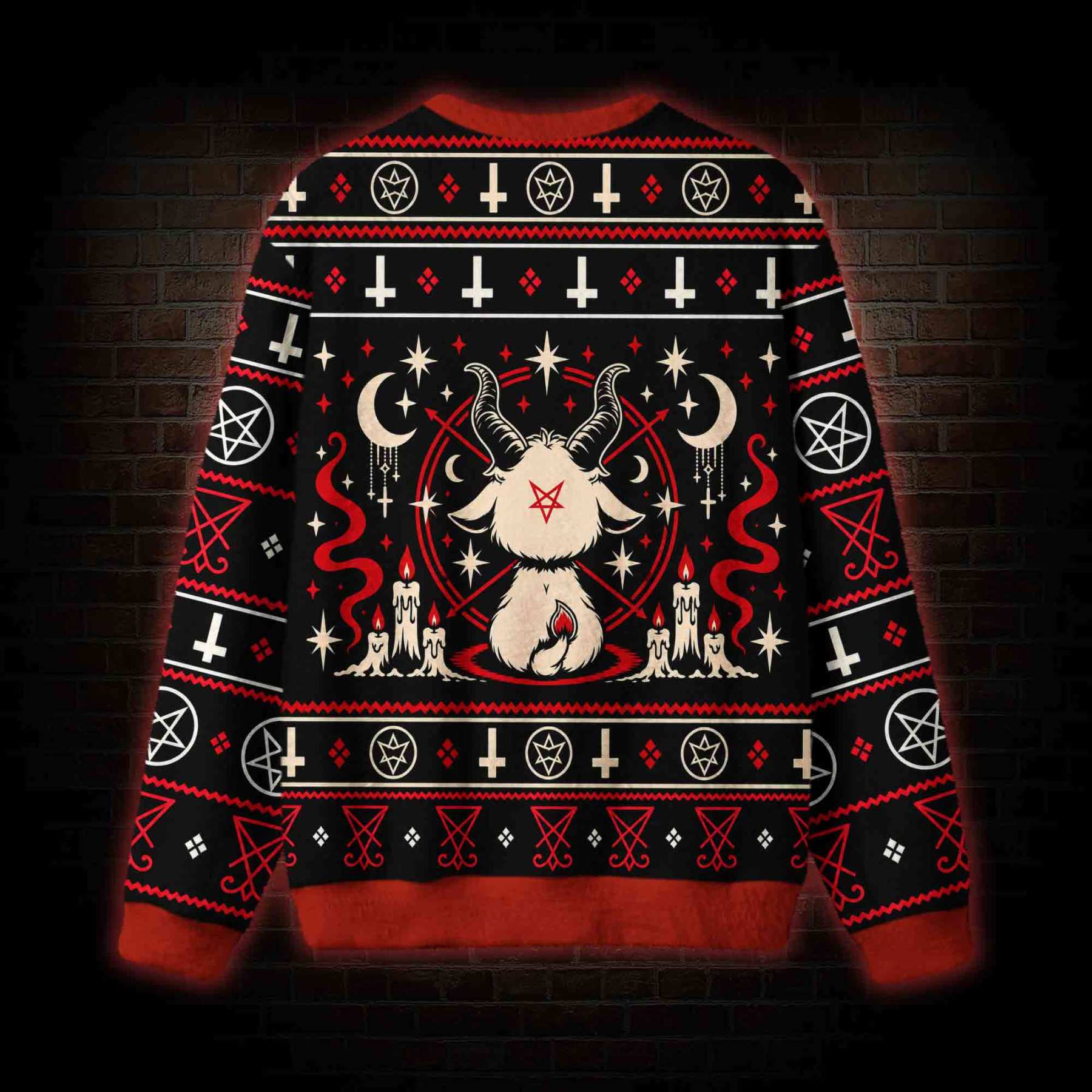 Too Cute to be Evil Ugly Sweatshirts